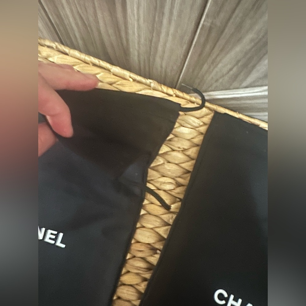 Set of 3 CHANEL Dust Bags, Shoes, Travel, Storage or Wallet - Picture 3 of 4